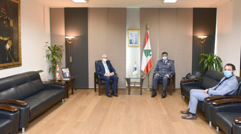اللواء عثمان استقبل السفير الألماني في لبنان/اللواء عثمان استقبل السفير المصري الدكتور ياسر علوي
